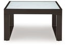 Beachloft - Square Cocktail Table - Black / Gray