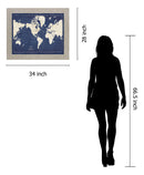 Voyager's Atlas - 28" x 34" Framed Wall Art