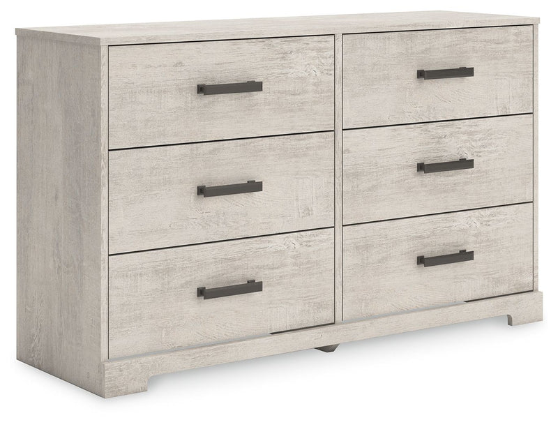 Shawburn - Gray - Six Drawer Dresser