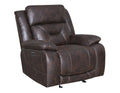 Steve Silver Aria Dual Power Recliner in Saddle Brown
