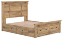 Makidern - Panel Storage Bed With Under Bed Storage Unit And Storage Footboard - Austin's Furniture Depot (Austin,TX)