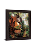 Terracotta Gardenway - 28" x 34" Framed Wall Art