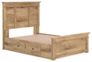 Makidern - Panel Storage Bed With Under Bed Storage Unit - Austin's Furniture Depot (Austin,TX)