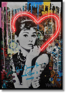 Radiant Muse Heart - 33" x 48" Framed Wall Art