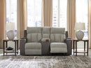 WhipLash Power Reclining Loveseat with Console - Austin's Furniture Depot (Austin,TX)