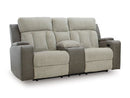 WhipLash Power Reclining Loveseat with Console - Austin's Furniture Depot (Austin,TX)