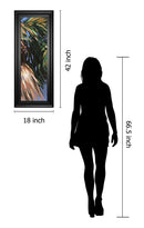 Wild Palm Il By Suzanne Wilkins - Framed Print Wall Art - Green