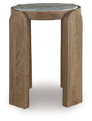 Gavrilley - Accent Table - Gray / White / Brown