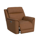Mustang - Power Motion Recliner With Power Headrest And Lumbar - Butternut