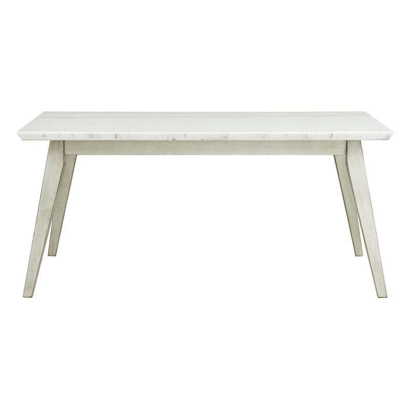 Bette - Dining Table With Marble Top - White