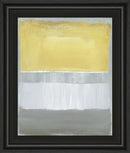 Halflight I By Caroline Gold - Framed Print Wall Art - Yellow