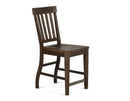 Steve Silver Cayla Counter Chair in Dark Oak (Set of 2)