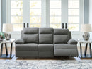 Side-Swipe - Reclining Sofa With Drop Down Table