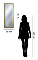 18x42 Decorative Framed Wall Mirror By Classy Art Promotional Mirror Frame
