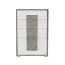San Matteo - 5-Drawer Chest - Gray