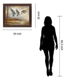 Soaring Pintails - 28" x 34" Framed Wall Art