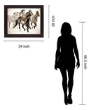 Speckled Gallop - 28" x 34" Framed Wall Art