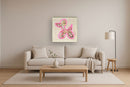 Blossom Glow Silhouette - 33" x 33" Framed Wall Art