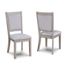 Amara - 5 Piece Round Dining Set Drift Wood - Drift Wood