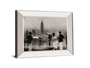 Manhattan, View From Radio City Music Hall, 1935 By The Chelsea Collection - Mirror Framed Print Wall Art - Dark Gray