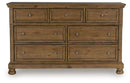 Feddinger - Dresser - Medium Brown
