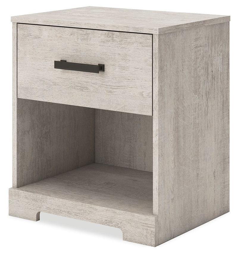 Shawburn - Gray - One Drawer Night Stand