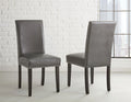 Steve Silver Verano Side Chair in Gray (Set of 2)