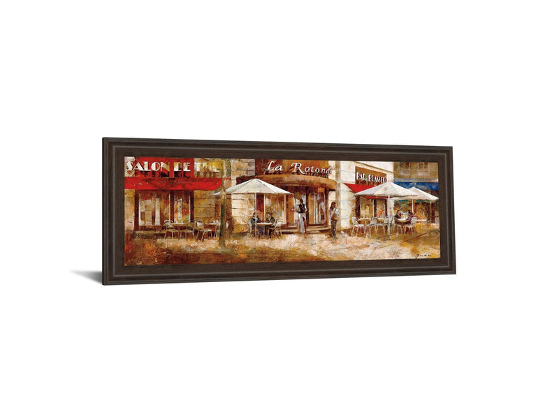 La Rolende By Noemi Martin - Framed Print Wall Art - Red
