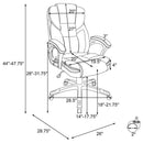 Kaffir - Upholstered Adjustable Home Office Desk Chair