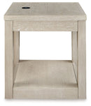 Marxhart - Square End Table - Bisque