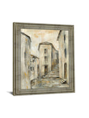 Golden Alleyway - 28" x 34" Framed Wall Art