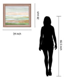 Whispering Pastures - 28" x 34" Framed Wall Art