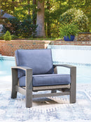 Half Moon Beach - Spring Lounge Chair - Blue / Gray
