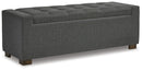 Cortwell - Storage Bench - Gray