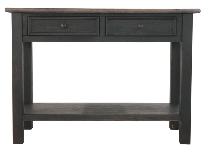Tyler Creek - Grayish Brown / Black - Sofa Table