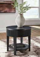 Marstream - Round End Table - Black