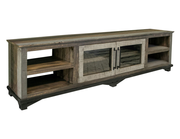 Loft Brown - TV Stand - Two Tone Gray / Brown
