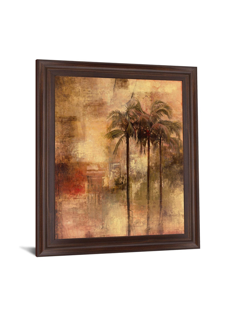 Amber Tropics - 28" x 34" Framed Wall Art