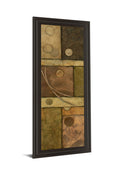 Circle Game Il By Norm Olson - Framed Print Wall Art - Beige