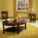 Troy - 3 Piece Table Set - Brown