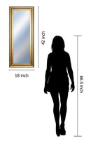18x42 Decorative Framed Wall Mirror By Classy Art Promotional Mirror Frame