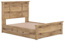 Makidern - Panel Storage Bed With 2 Under Bed Storage Units - Austin's Furniture Depot (Austin,TX)
