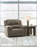 Laresview - Zero Wall Wide Seat Recliner - Fossil