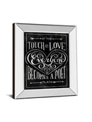 Everyone Becomes By Sundance Studio - Mirror Framed Print Wall Art - Black