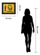 Audio By Tava Luv - Framed Print Wall Art - Yellow