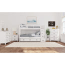 Hampton Kids - Bunk With Staircase And Trundle Bedroom Set
