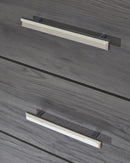 Lodanna - Five Drawer Chest - Gray