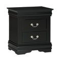 Crown Mark Furniture Louis Philip Nightstand in Black image
