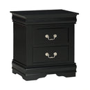 Louis Philip Nightstand Black