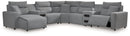 ModMax II - Salt And Pepper - Reclining Sectional